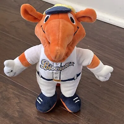 Montgomery Biscuits Big Mo Mascot Factory Doll Plush Minor League Baseball RARE • $27.95