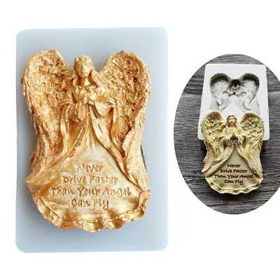 Silicone Fondant Mold Chocolate Sugarcraft Mould Angel Elf Cake Topper Baking 3D • £2.75