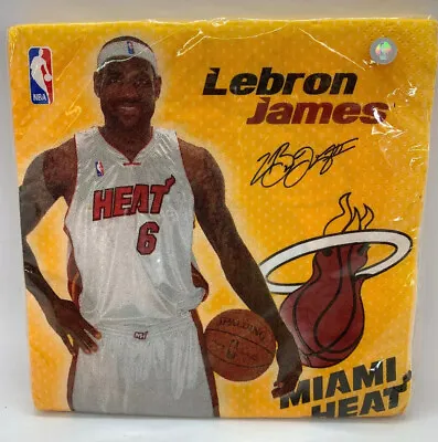 Miami Heat Lebron James Basketball - Lunch Napkins Party Accessory - Collectors  • $19.95