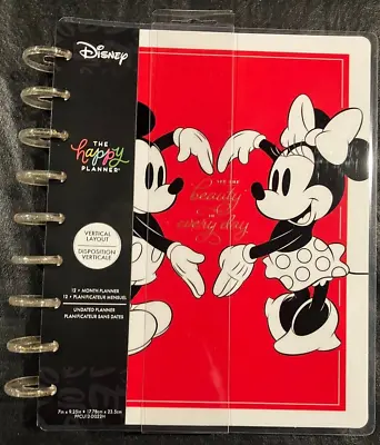 Disney Mickey Mouse & Minnie Mouse Everyday Beauty Classic 12 Month Planner New • $22.95