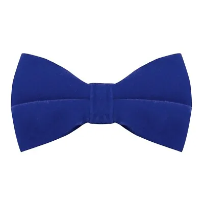 Royal Blue Velvet Bow Tie • £11.99