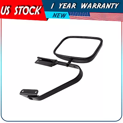 1PC Side View Manual Mirror Black Steel Set For 80-96 Ford F-Series Pickup Truck • $25.45