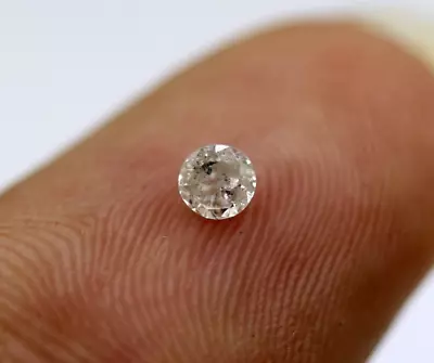 Natural Diamond Brilliant Round Cut I Color I2 Grade 0.12 Ct Loose Certified • $110.50