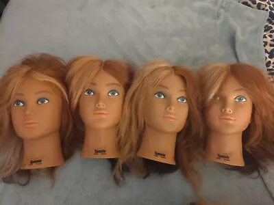 4 Brand New Cosmetology Mannequin Head Tammie 100 Human Hair • $100
