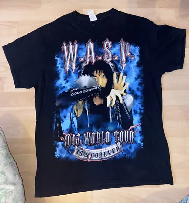 £100 • Buy WASP Rock Band 2017 World Tour Merch T-Shirt LARGE