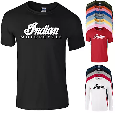 Indian Motorcycle T Shirt Moto Gp Biker Bike Mens Children Woman Tee Kids Top W2 • £19.99