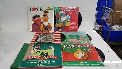 Children Vintage Records Mixed Lot Of 6/ Used/ Untested • $9.99