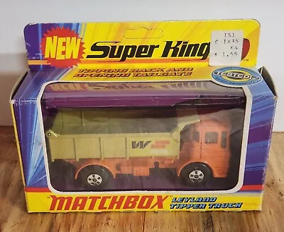 Matchbox Lesney K-4 SUPER KINGS Leyland Tipper Truck / BOXED - BEAUTIFUL!! • $62.95