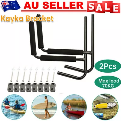 2PC Kayak Holder Surfboard Rack Storage Carrier Canoe Paddle Wall Bracket Hanger • $36.99