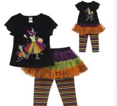 Dollie & Me Matching Set American Girl Doll Halloween Witch Outfit $52 Costume 6 • $14.99
