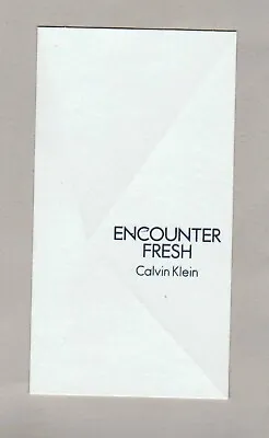 Calvin Klein Encounter Fresh Advertising Card - Advertising Card  • £2.36