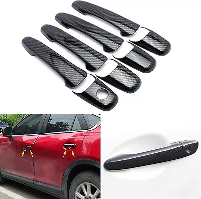 For Mazda 2 3 5 6 RX-8 CX7 CX-9 Carbon Fiber Door Handle Cover Without Smart Key • $15.19