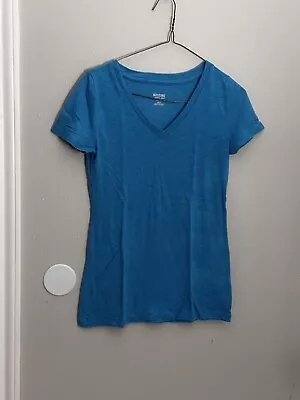Mossimo Supply Co. Women's Casual Short Sleeve V-Neck Top Blue Size XS • $11