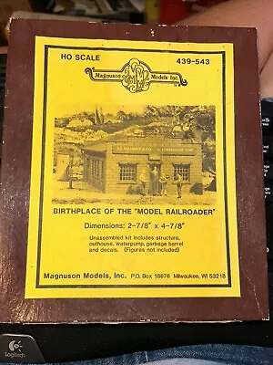 Magnuson Models  Birthplace Of Model Railroader • $25.78