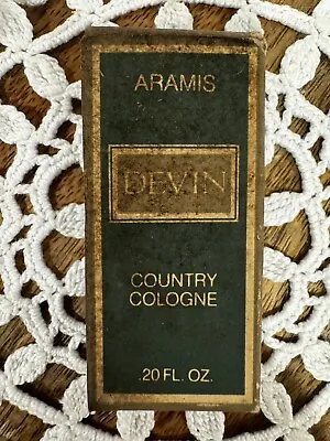 Vintage Aramis Devin Cologne .20 Fl Oz • $72