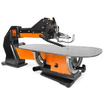 Parallel Arm Scroll Saw Variable Speed 21 In. 1.6 Amp XL Dual Bevel Steel Table • $451.04
