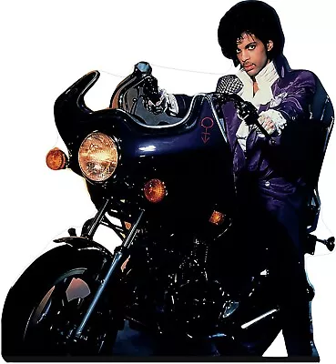 Prince - Purple Rain Motorcycle 50 Tall Cardboard Cutout Standee PARTY DECOR • $44.95