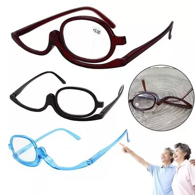 Makeup Glasses Presbyopia Eyeglasses Folding Reading Glasses Single Frame • £4.49