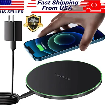 40W Charging Wireless Fast Charger Pad Mat For IPhone 15 14 13 12 11 Pro Max XS • $10.99