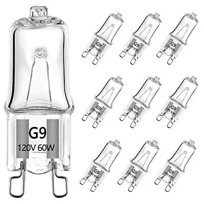 60W G9 Halogen Light Bulb Two Prong Looped Pins For Cabinet Lights • £7.99