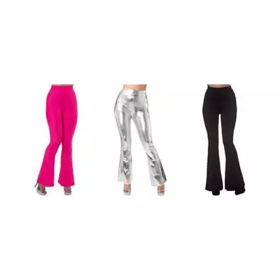 Wicked Costumes 60s 70s Retro Disco Flares Women's Fancy Dress • £11.99