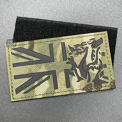 MTP Union Jack With Welsh Dragon Patch Hook & Loop Camo British Army Military • £4.99