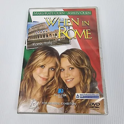 £9.74 • Buy When In Rome DVD Mary-Kate & Ashley Olsen Twins Region 4
