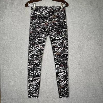 Lululemon Leggings 6 Black Colorful Fairy Isle Icelandic Print Limited Edition • $44.91