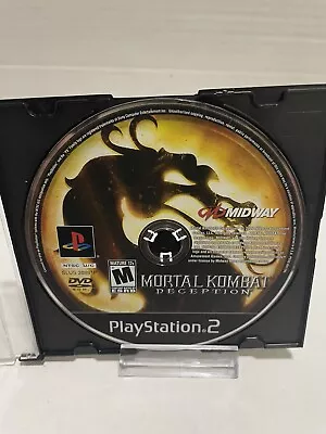 Mortal Kombat: Deception (PlayStation 2 2004)  Disc Only-Partially Loads! • $8.97