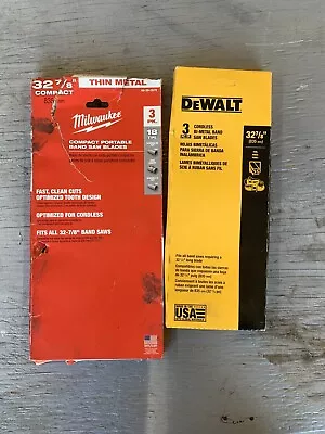 Milwaukee 48-39-0579 Band Saw Blade & Dewalt 3 Pack Porta Band 32-7/8  • $50