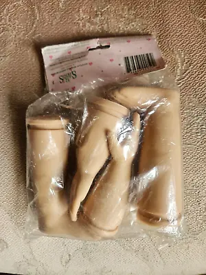 Syndee S Crafts Doll Arms Legs Doll Kit New Old Stock 1990 Build Doll #42050 • $10.99