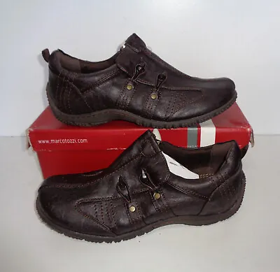 Marco Tozzi Ladies Womens Brown Shoes Flats Loafers Trainers New RRP £60 Size 5 • £25.98