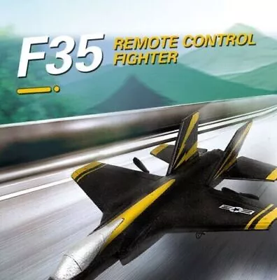 FX635 Anti-collision RC Glider Fixed Wing F35 Fighter Jet Plane Model Light Gift • $104.99