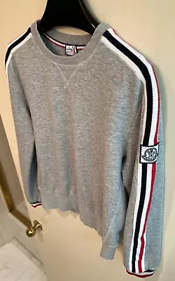 MONCLER Sweatshirt * Grey * Size Small * Retailed New For $895 • $295