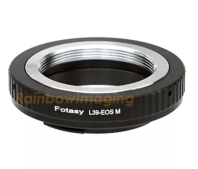 Adjustable Leica M39 39mm Lens To Canon EF-M Mirrorless M6 M50 II M100 Adapter • $9.19