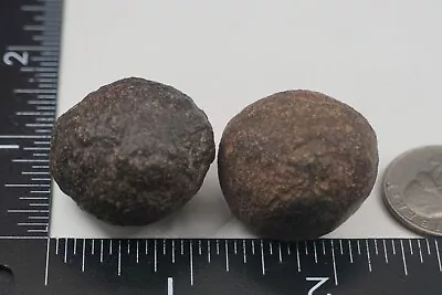 Moqui Marbles - Pair - 52g  PRE-BAN  (Shaman Stone Sandstone Concretion) #rep19 • $22.49