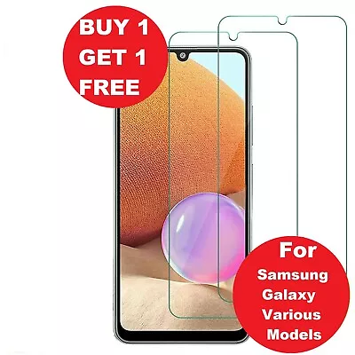For Samsung Galaxy A02s A12 A22 A32 5g A52 Tempered Glass Screen Protector Cover • £2.29