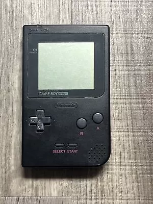 Nintendo Game Boy Pocket Handheld System Black  Tested Working Authentic • $54.99