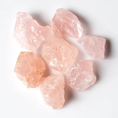 $11.99 • Buy 1/4 Lb Natural Pink Rough Rose Quartz Crystal Gemstone Specimens Healing Mineral