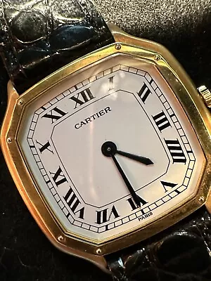 Cartier Trianon 96055 18kt 28x31mm Manual Wind Vintage Watch • $8950
