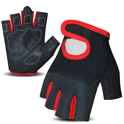 £4.99 • Buy Mens Neoprene Weight Lifting Gloves Gym Training BodyBuilding Workout Fitness