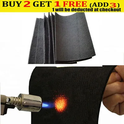 Protective Sheet Carbon Fiber Welding Blanket Felt Graphite High Temperature • $10.29