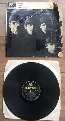 £20 • Buy The Beatles With The Beatles 1963 PMC 1206 Mono Yellow Black Parlophone 1N/1N