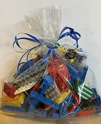 Lego Party Favor/Grab Bag Of Classic Legos With Minifigure Attached. • $12.50