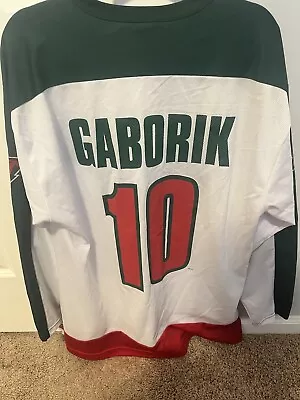 New With Tags Marian Gaborik Minnesota Wild Jersey Size Large • $15