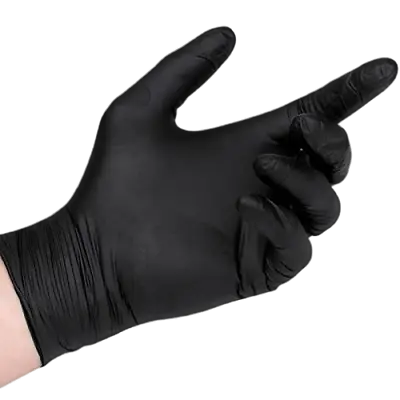 1000 Black Nitrile Powder & Latex Free Thick Disposable Gloves Tattoo Mechanic • £3.99