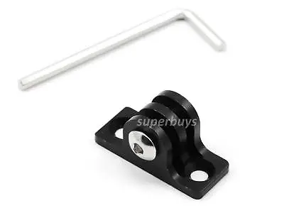 Black Aluminium Tripod Adapter Mount Allen Key For Action Camera GoPro Hero 4 5 • $13.95