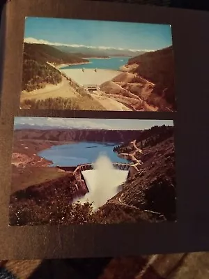 Montana Dam Lot Of 2 Kerr Dam On The Flathead And Hungry Horse Dam Unposted  • $3