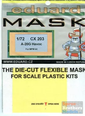 EDUCX203 1:72 Eduard Mask - A-20G Havoc (MPM Kit) #CX203 • $12.14