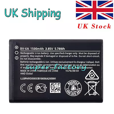 £13.66 • Buy Battery For Nokia 8110 4G TA-1059 TA-1048 2720V Flip TA-1295 BV-6A BV6A 1500mAh
